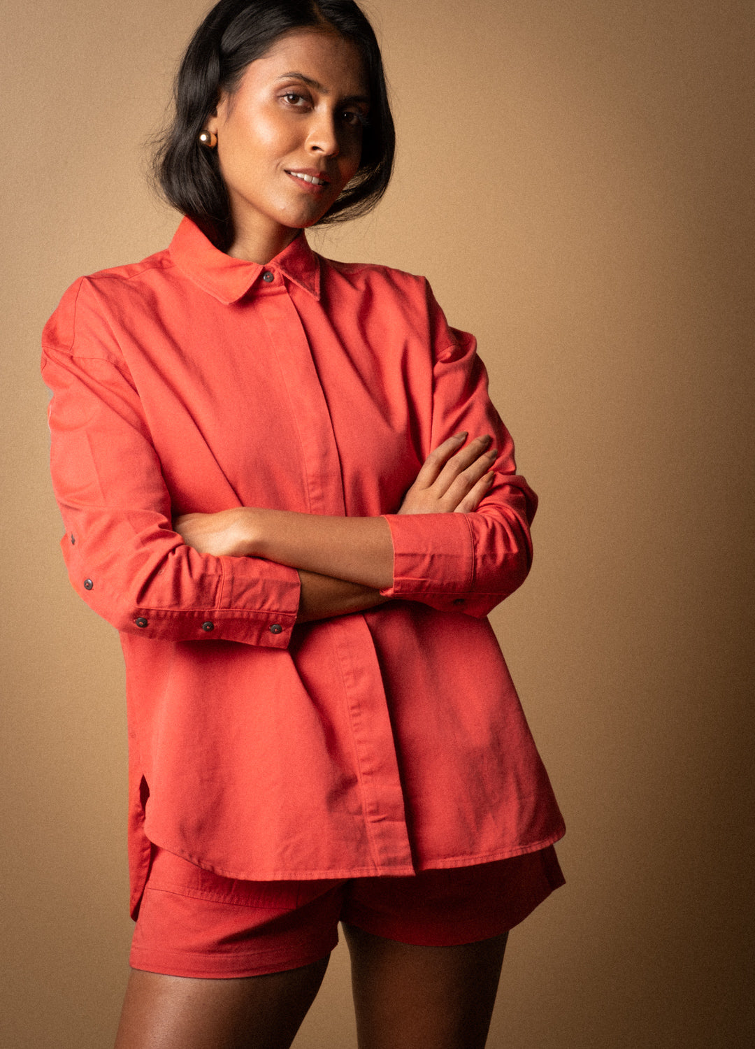 Poppy Cape Shirt