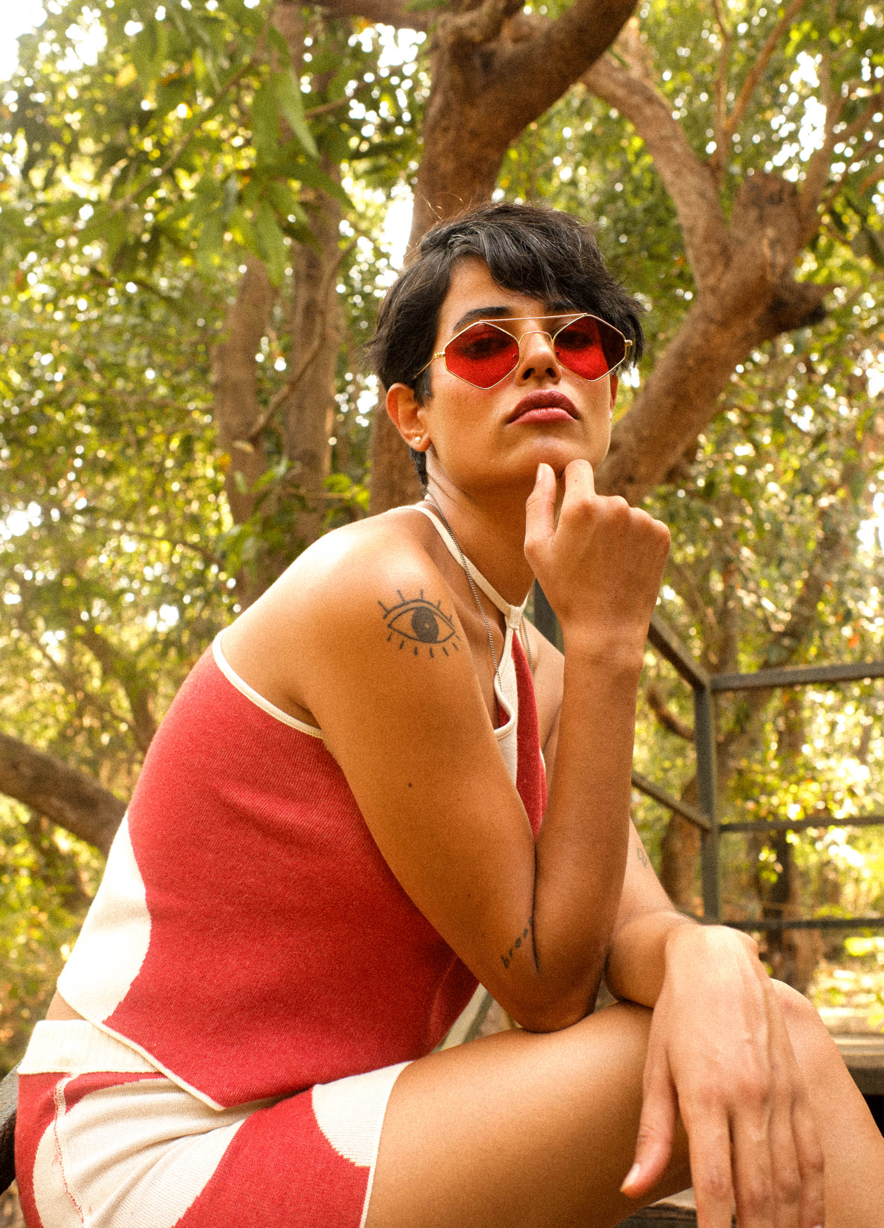 Rouge Polka Reversible Halter Tank