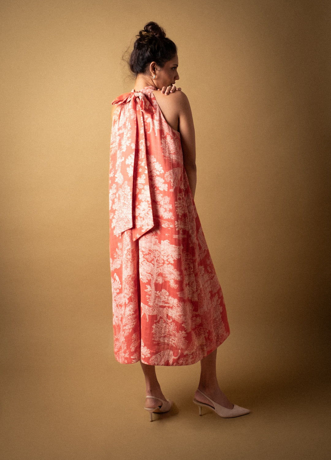 Rouge Toile Halter Midi