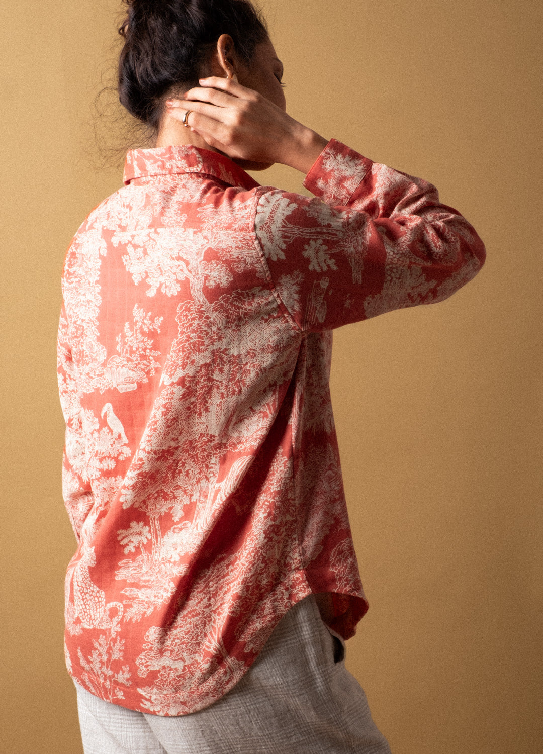 Rouge Toile Statement Shirt