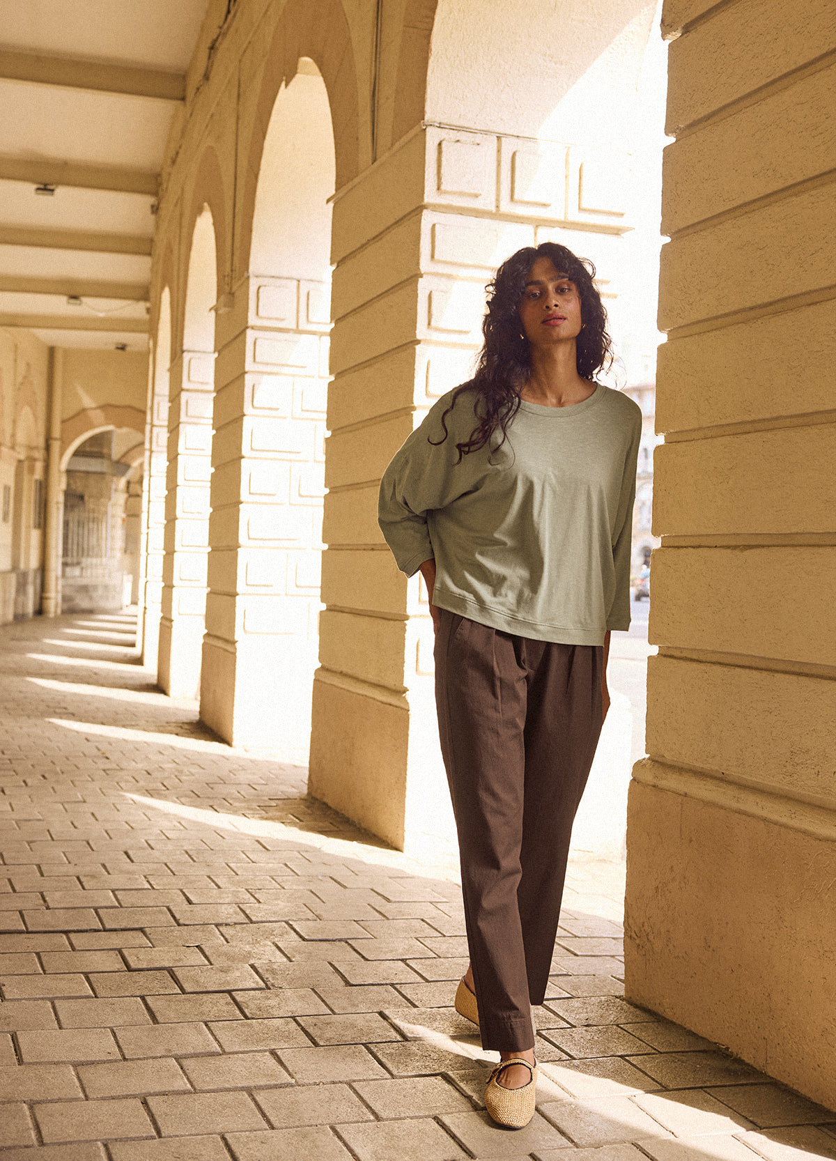 Sage Unisize Top