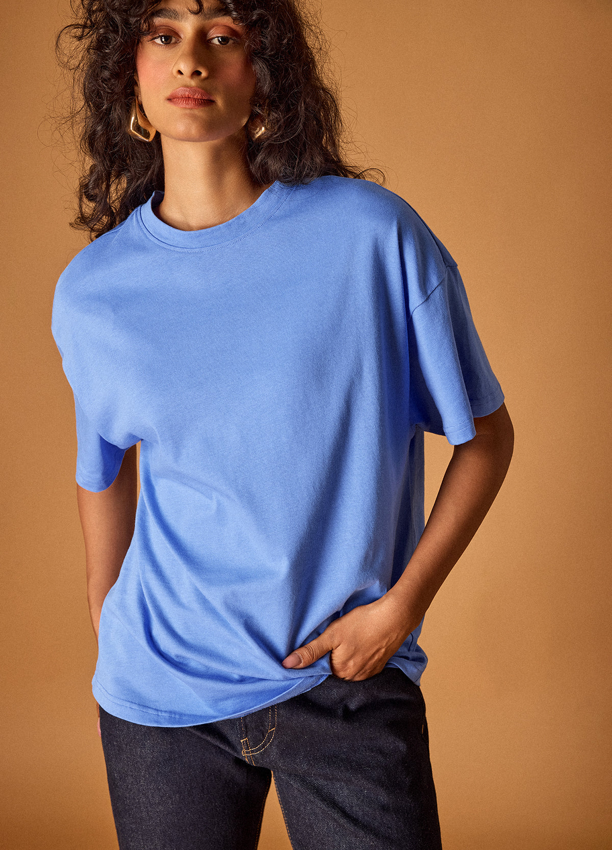 Sea Drop-Shoulder Tee