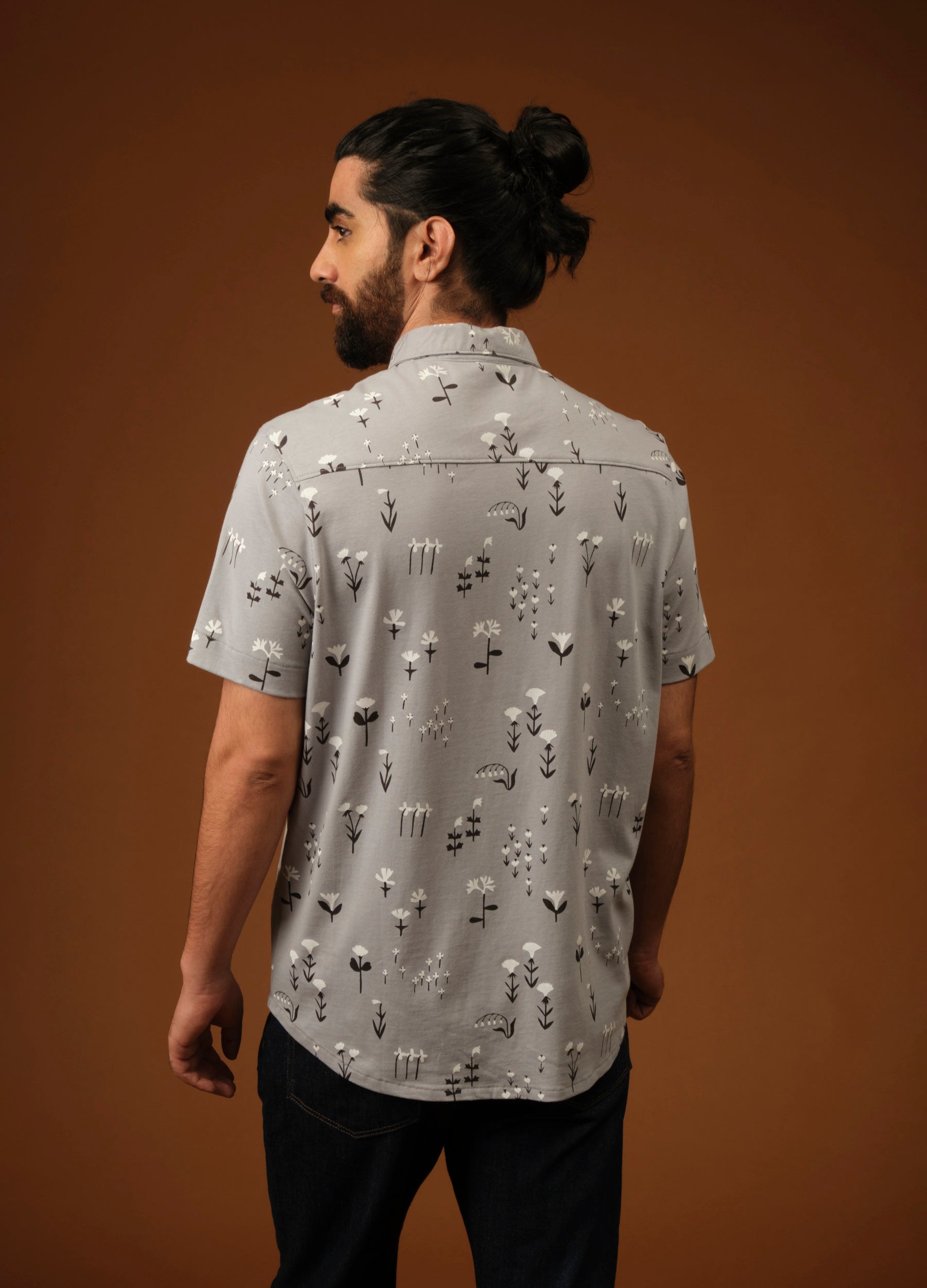 Sea Flora Half-Sleeve Shirt