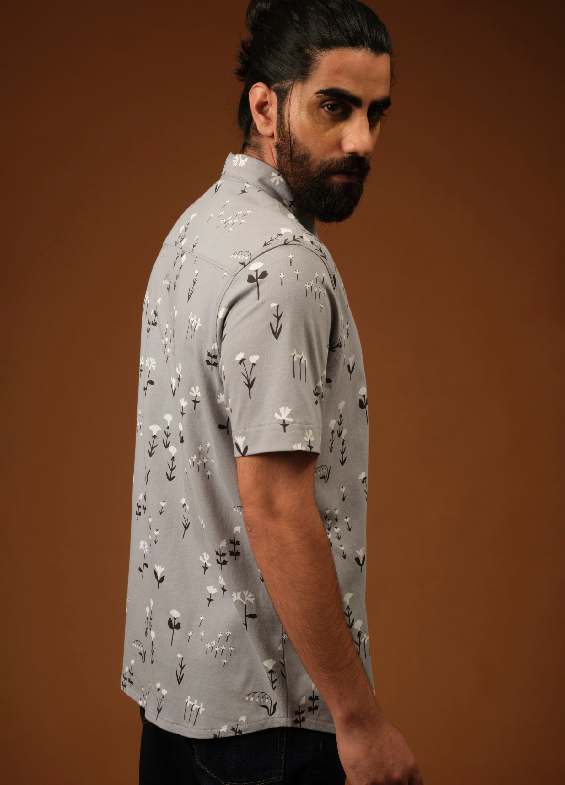 Sea Flora Half-Sleeve Shirt