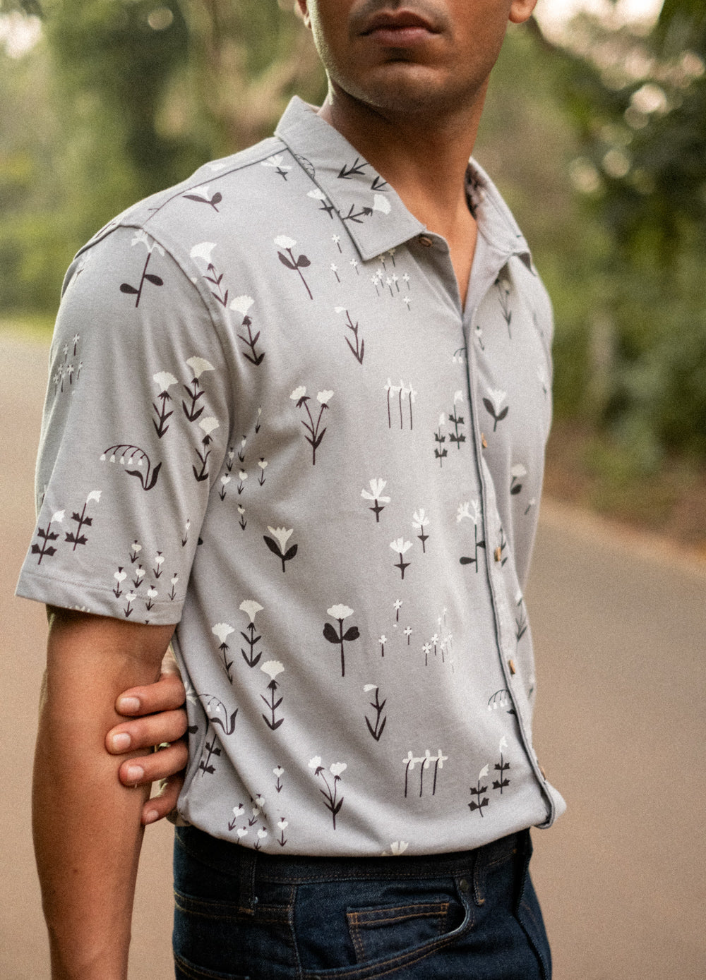 Sea Flora Half-Sleeve Shirt