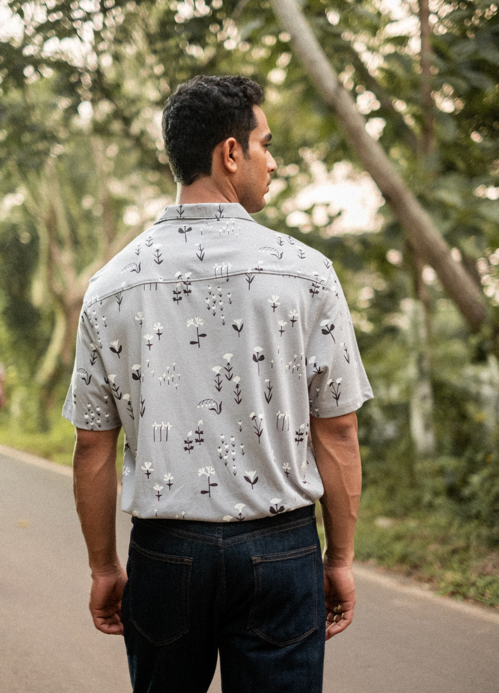 Sea Flora Half-Sleeve Shirt