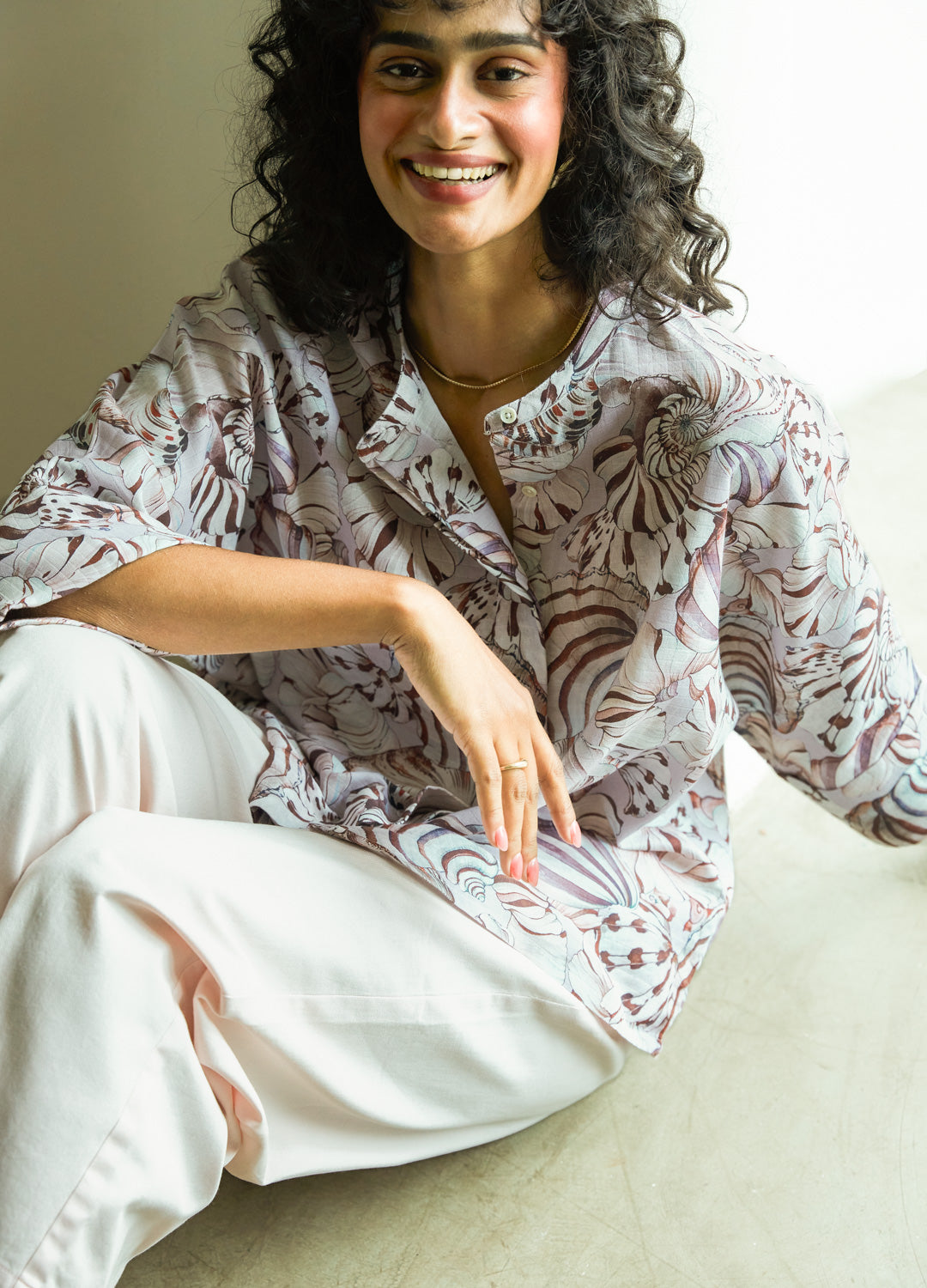 Seashell Kimono Shirt
