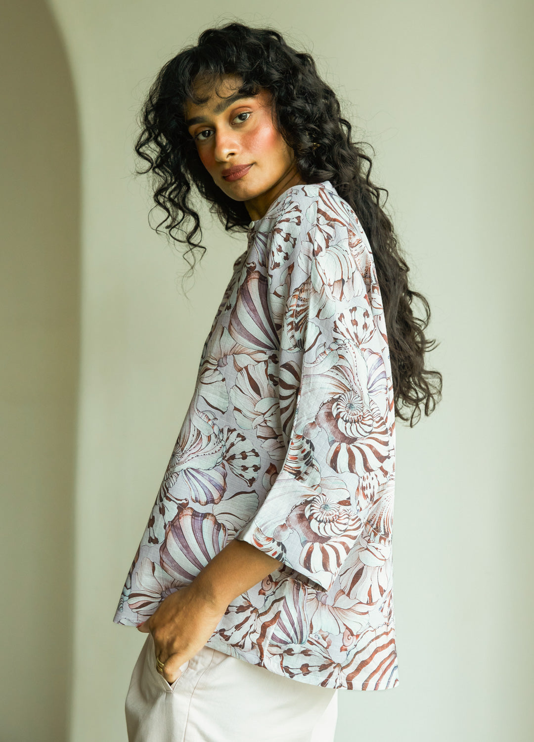 Seashell Kimono Shirt
