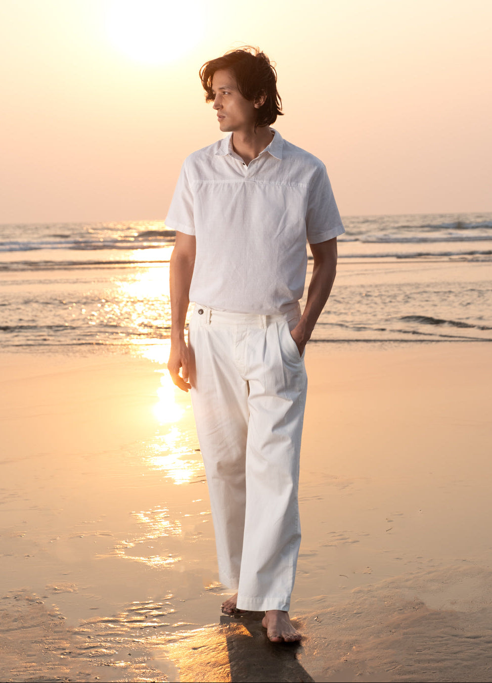 Shammi Linen Shirt In Ivory
