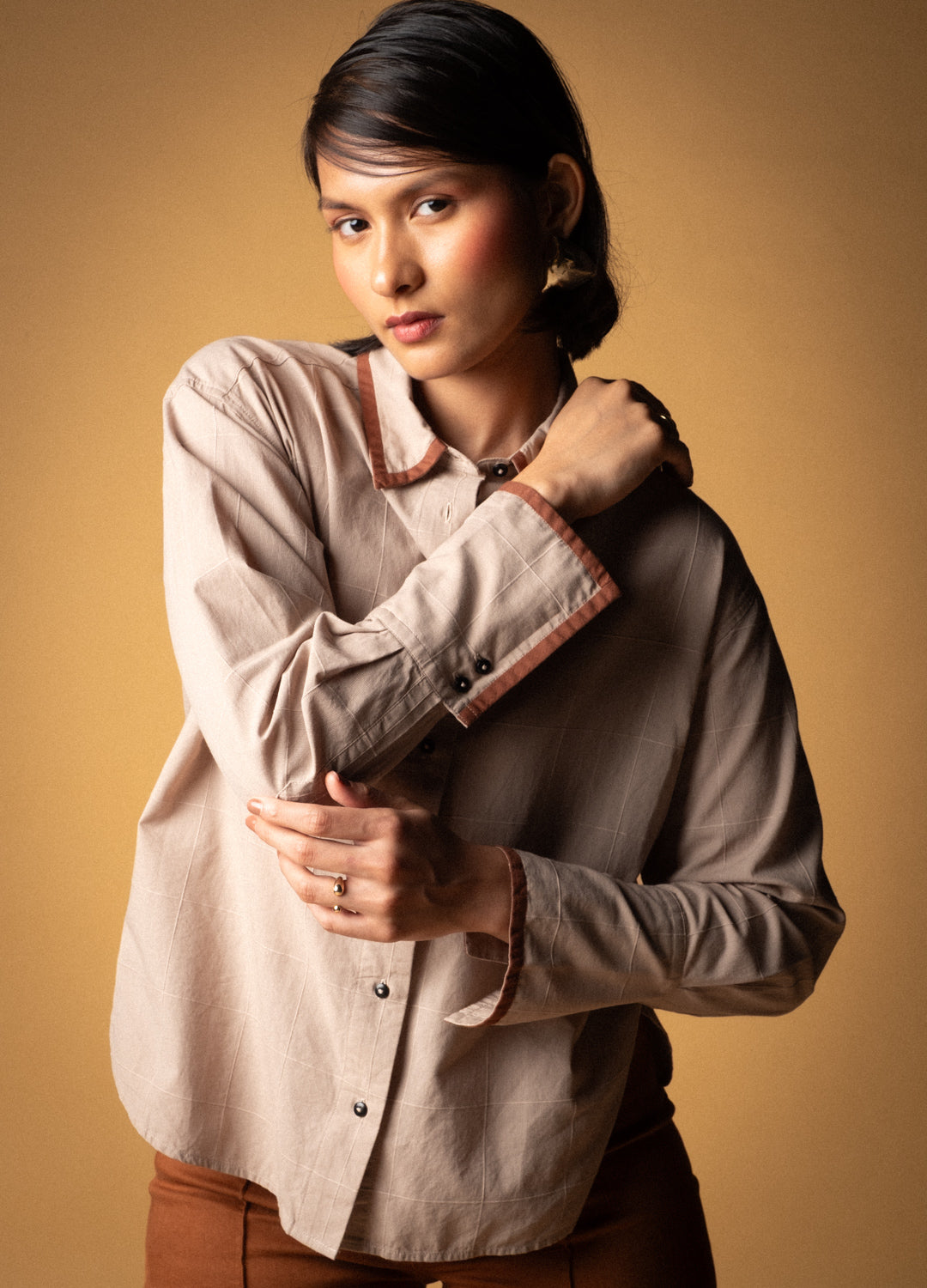 tailored shirt, organic cotton shirt, shirt for women