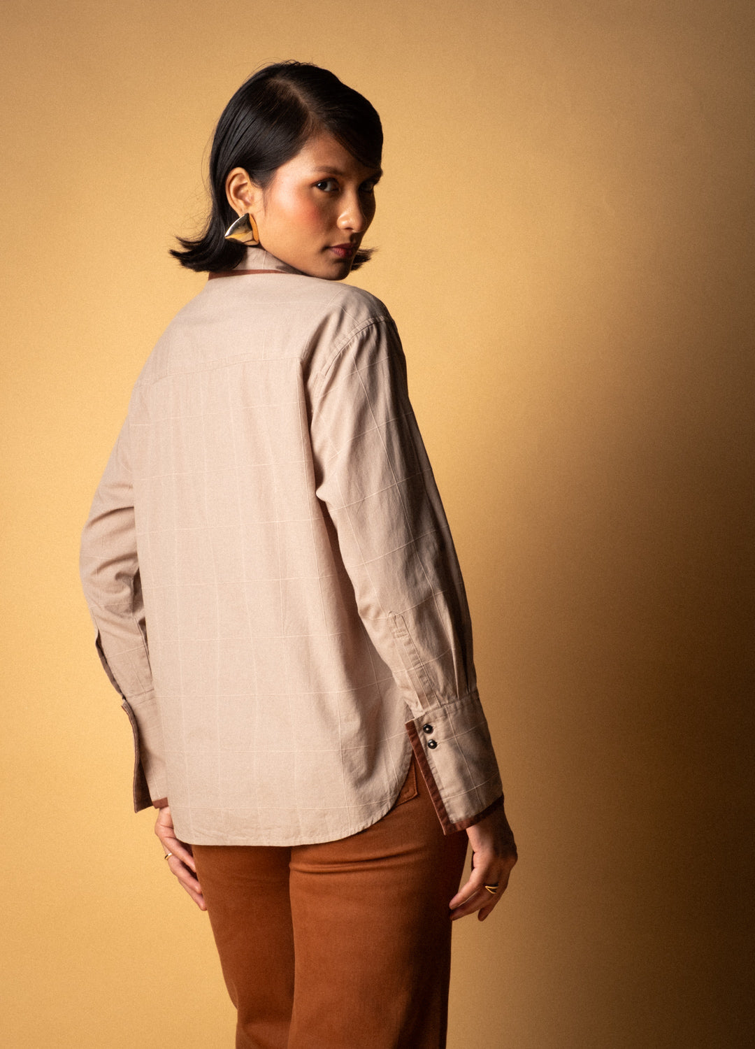Taupe Tailored Shirt