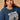 Tigris Blue Tiger Print Organic Cotton Round Neck Oversized T Shirt For Women Online