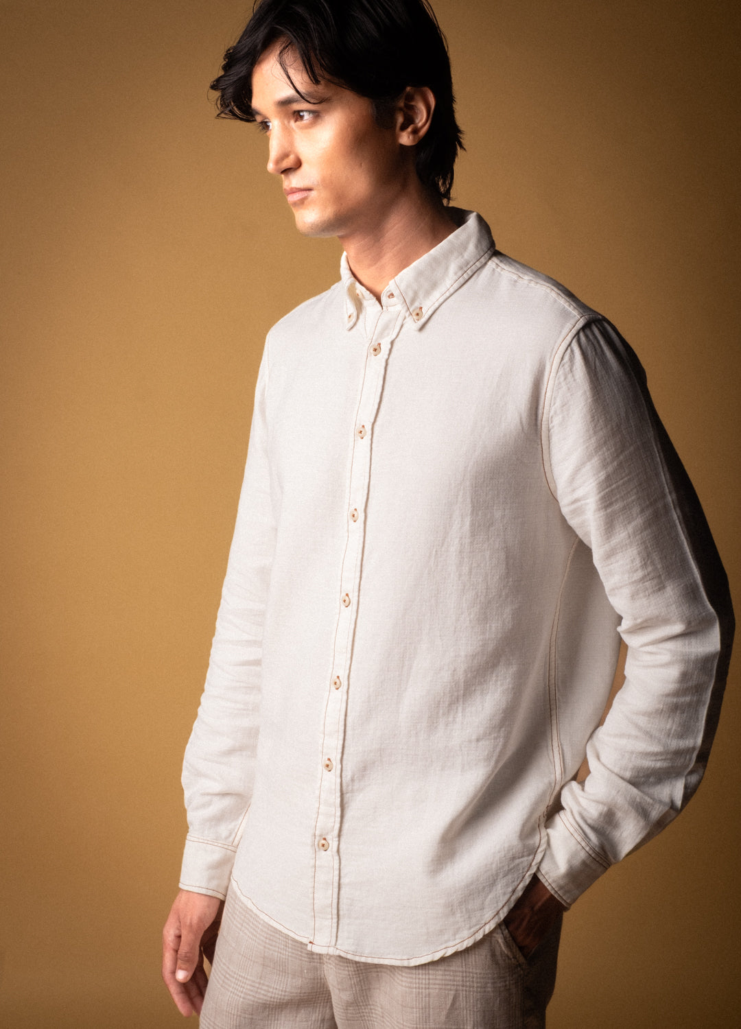 Vanilla Airy Muslin Shirt