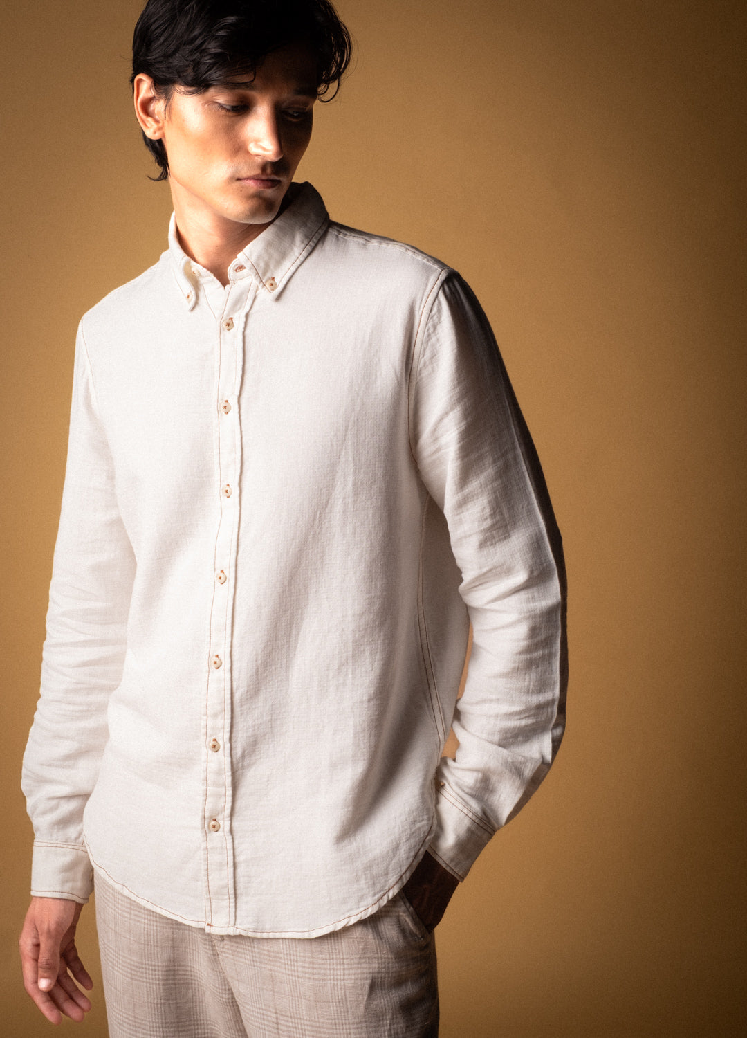 Vanilla Airy Muslin Shirt