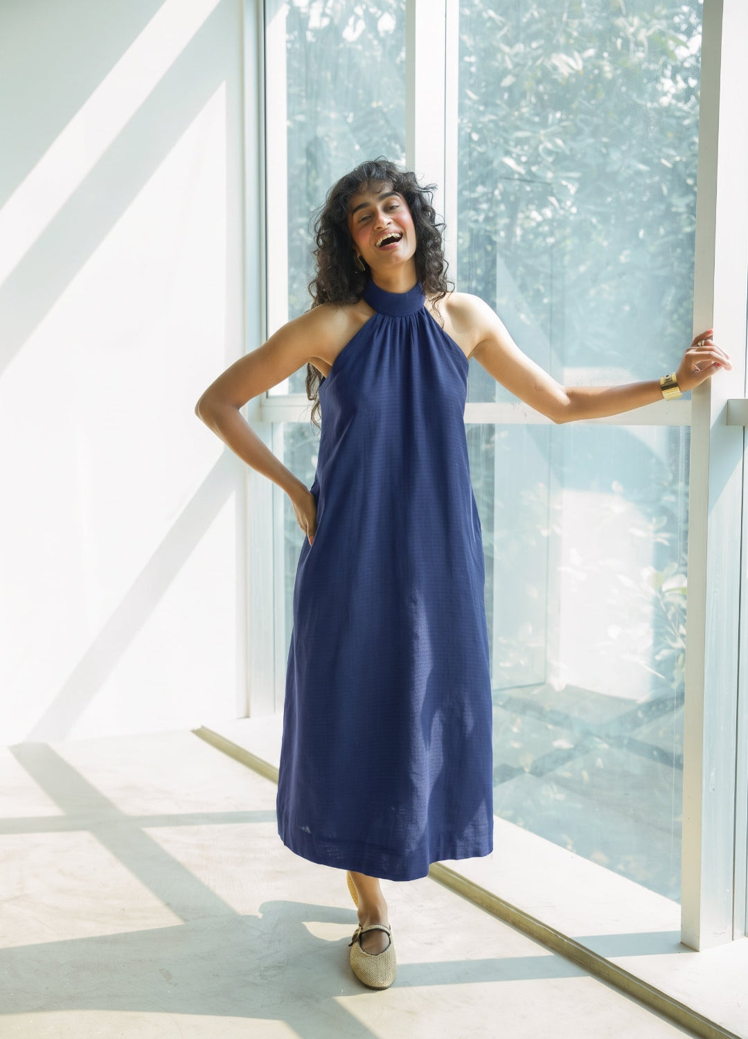 Midnight Halter Midi
