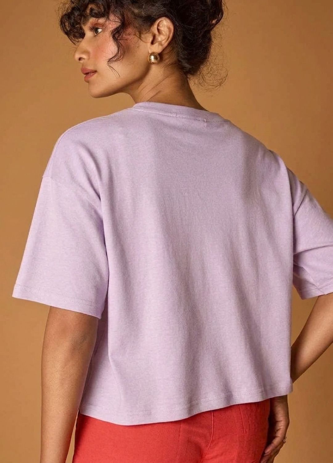 Lilac Cropped Tee