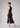 Ribbed Black Organic Cotton Midi Dress For Women Online