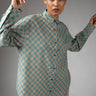 Trellis Organic Cotton Checkers Shirt Dress For Women Online