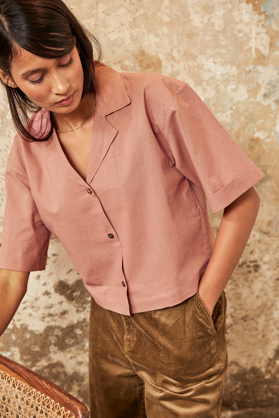 Ash Rose Resort Shirt-No Nasties - Organic Cotton Clothing