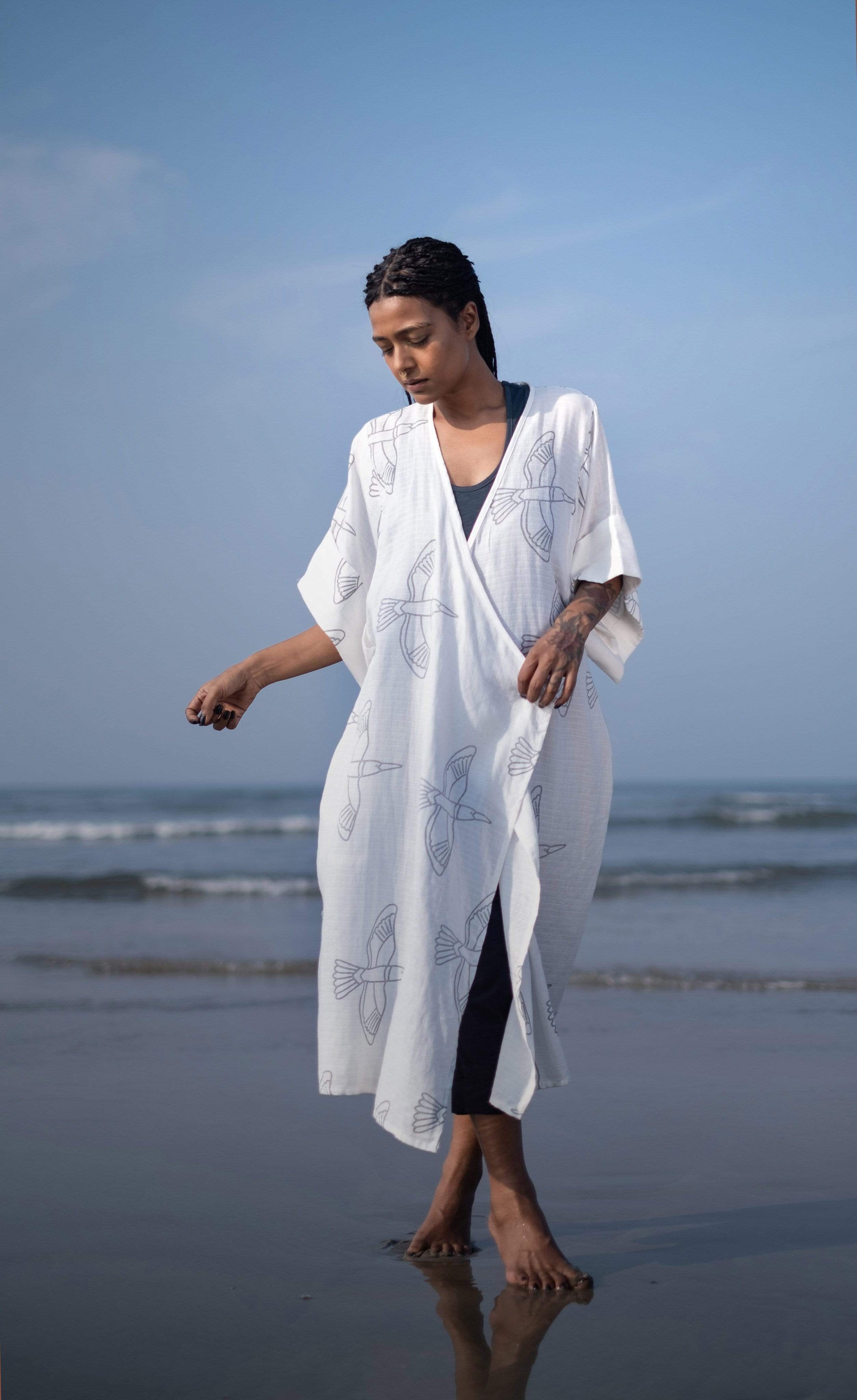 Assanora Kimono Throw-No Nasties - Organic Cotton Clothing