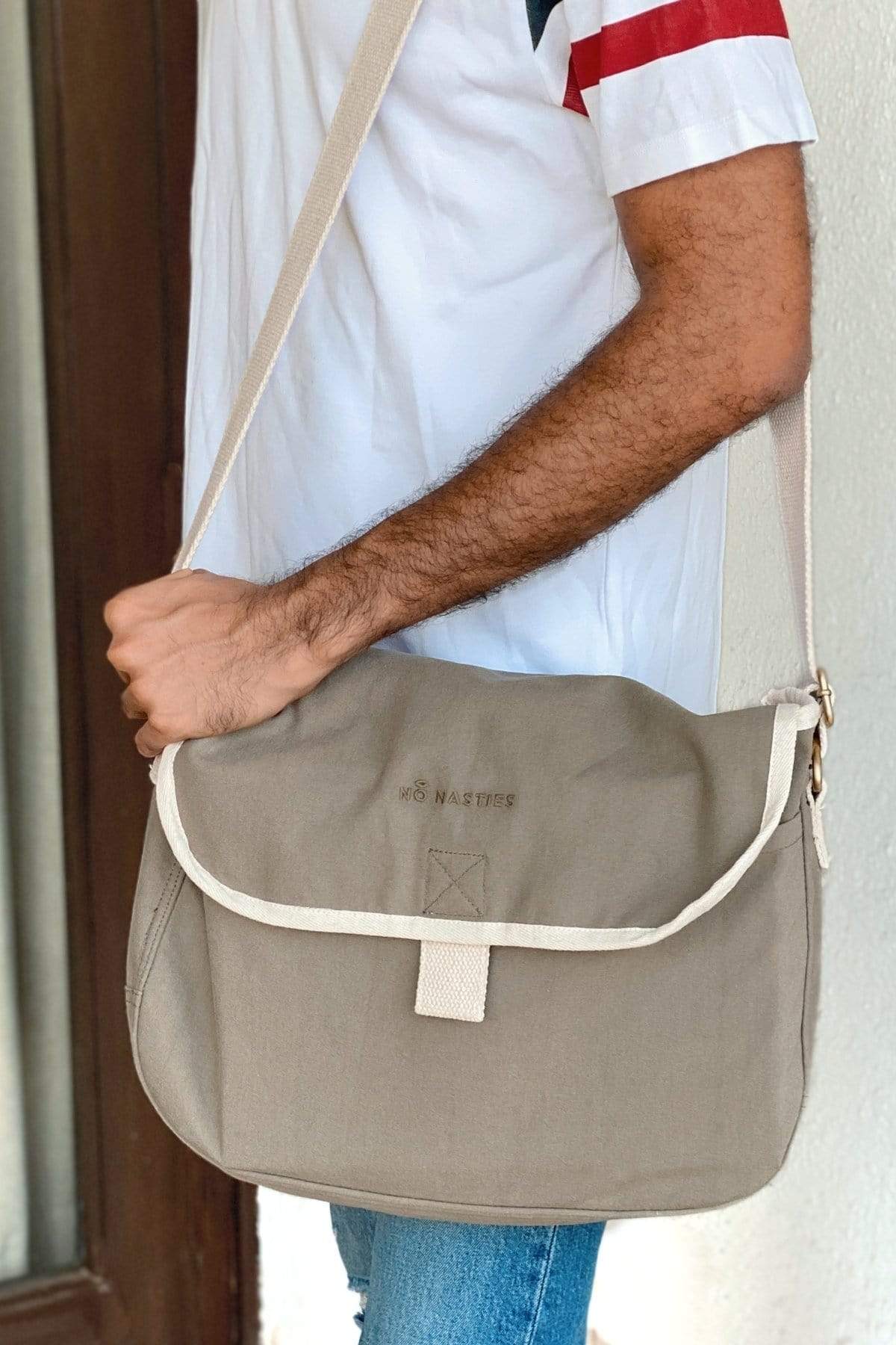 Barcelona Messenger Bag-No Nasties - Organic Cotton Clothing