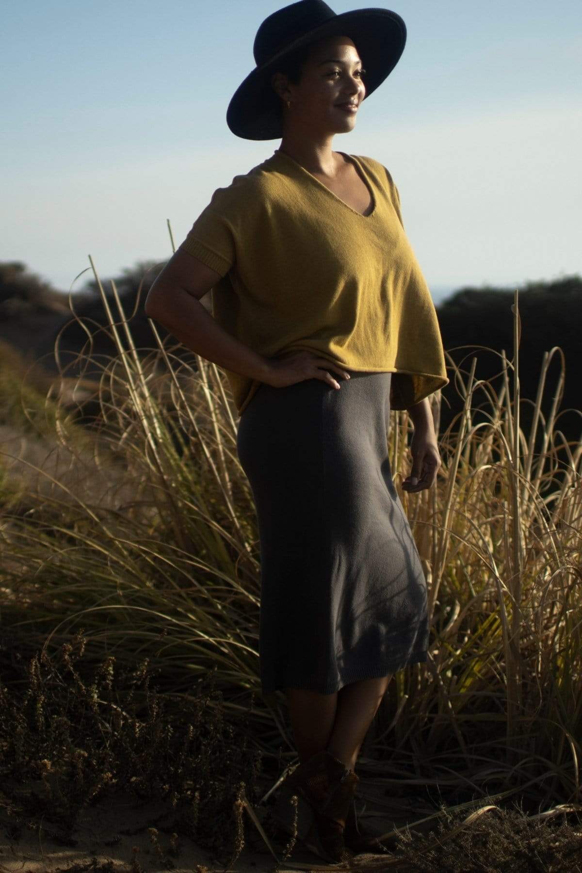 Bourne Long Skirt-No Nasties - Organic Cotton Clothing