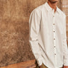  Coconut Milk White Organic Cotton Full Sleeve Everyday Shirt For Men Online