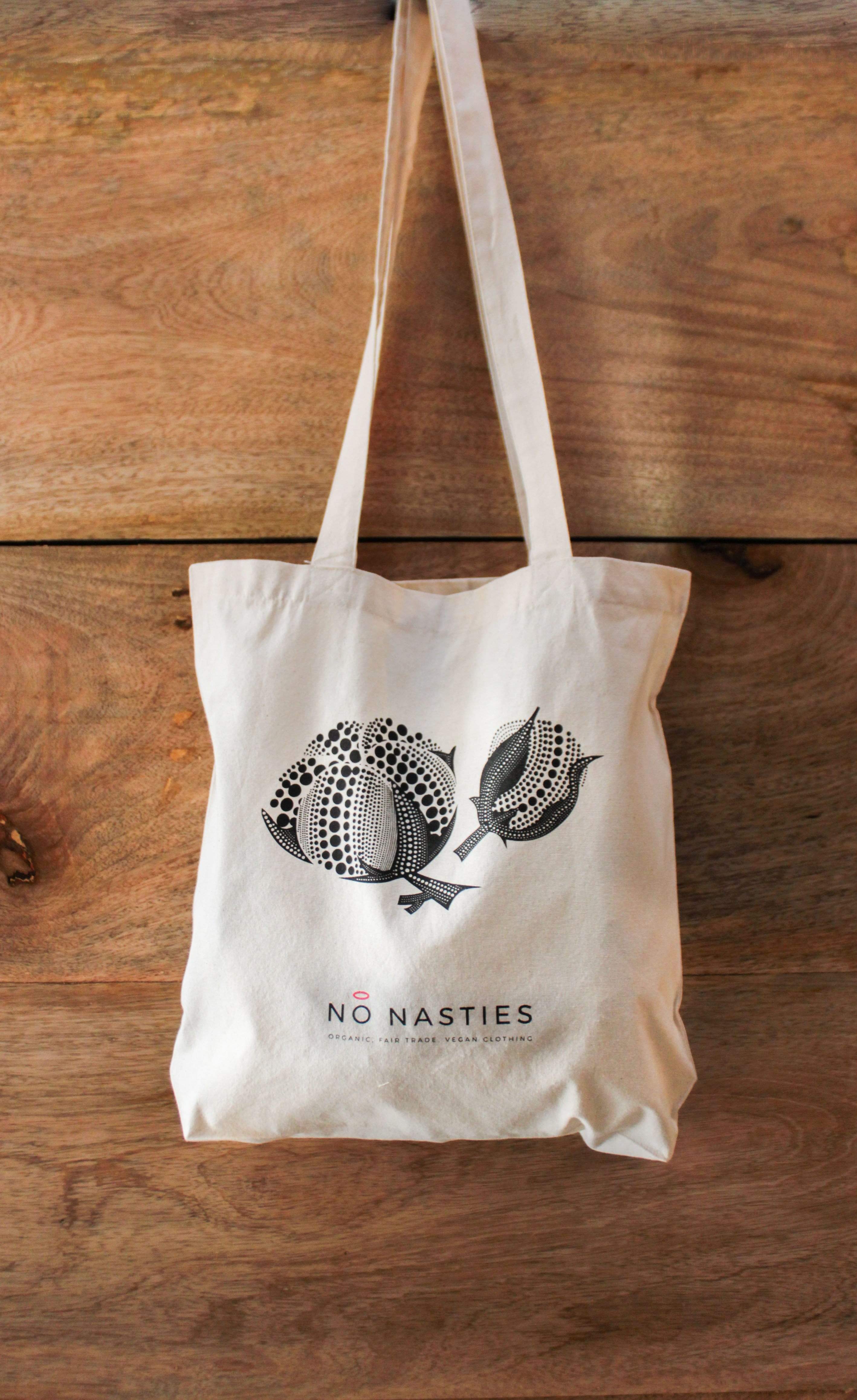 Cotton Flower Shooping Bag-No Nasties - Organic Cotton Clothing