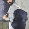 Foldover Backpack Denim-No Nasties - Organic Cotton Clothing