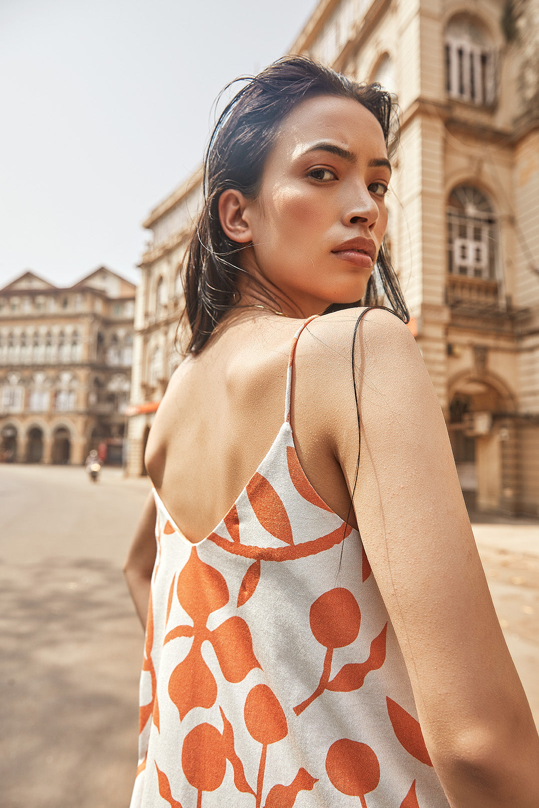 Garden Tiered Dress-No Nasties - Organic Cotton Clothing