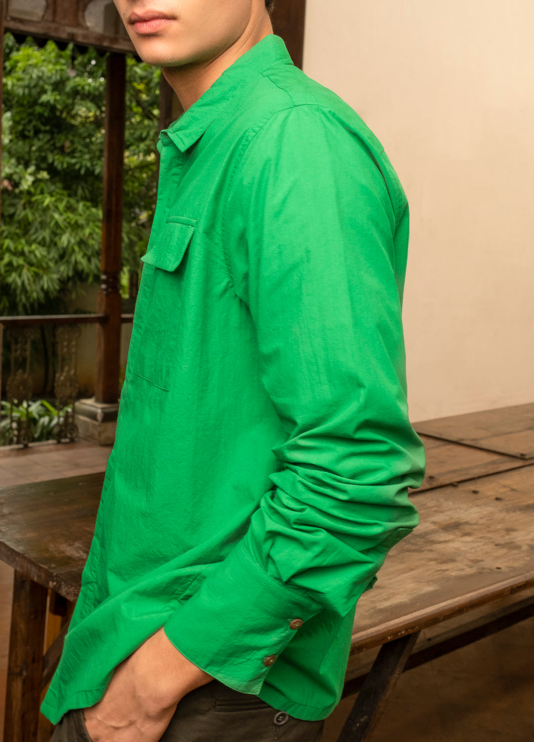 Gecko Flap Pocket Shirt-No Nasties - Organic Cotton Clothing