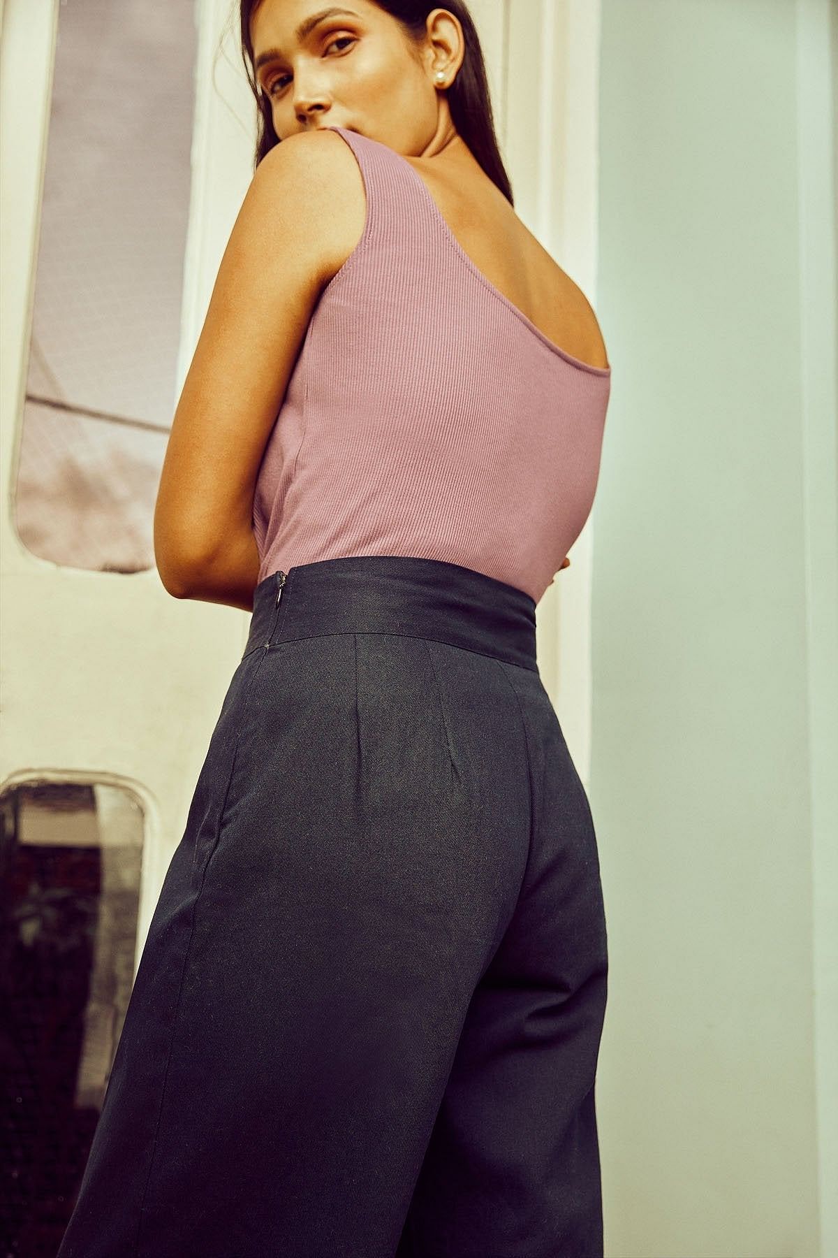 High Waist Pants Sustainable Clothes Women No Nasties