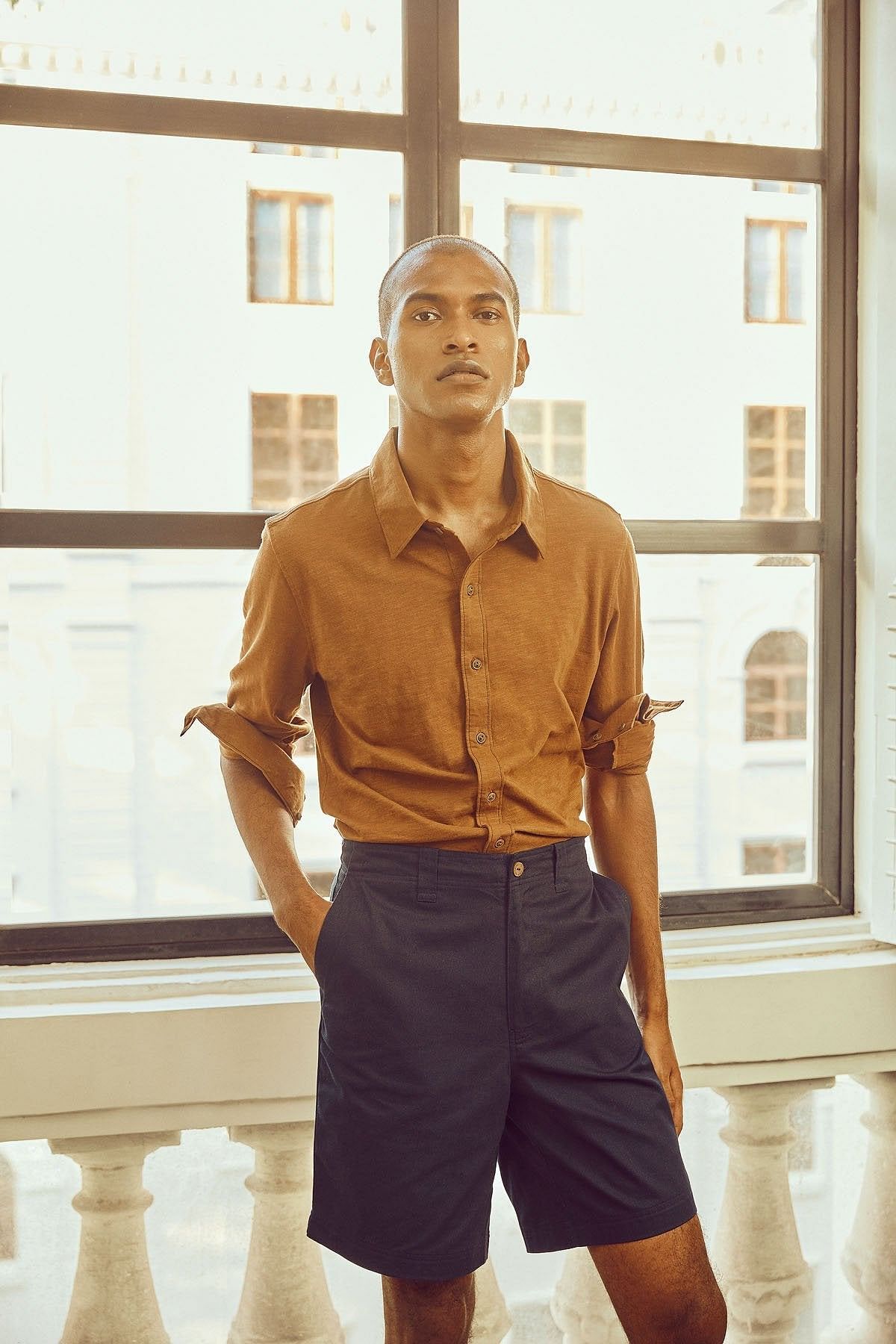 Indigo Relaxed Shorts-No Nasties - Organic Cotton Clothing