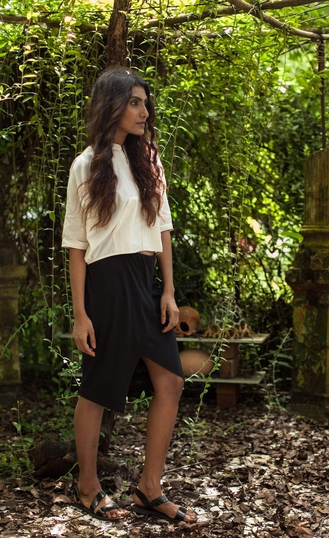 Ivy Wrap Skirt-No Nasties - Organic Cotton Clothing