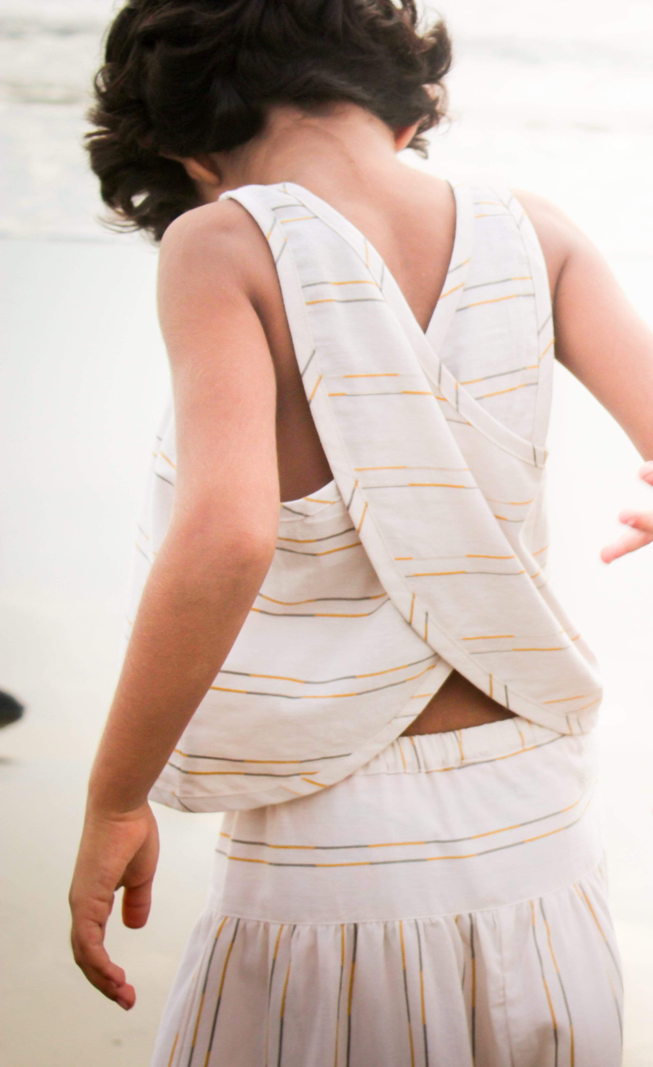 Mishka Overlap Back Top-No Nasties - Organic Cotton Clothing