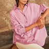 Orchid Anywhere Pink Cotton Summer Shirt For Women Online