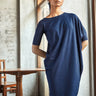 Rodez Drape Dress-No Nasties - Organic Cotton Clothing