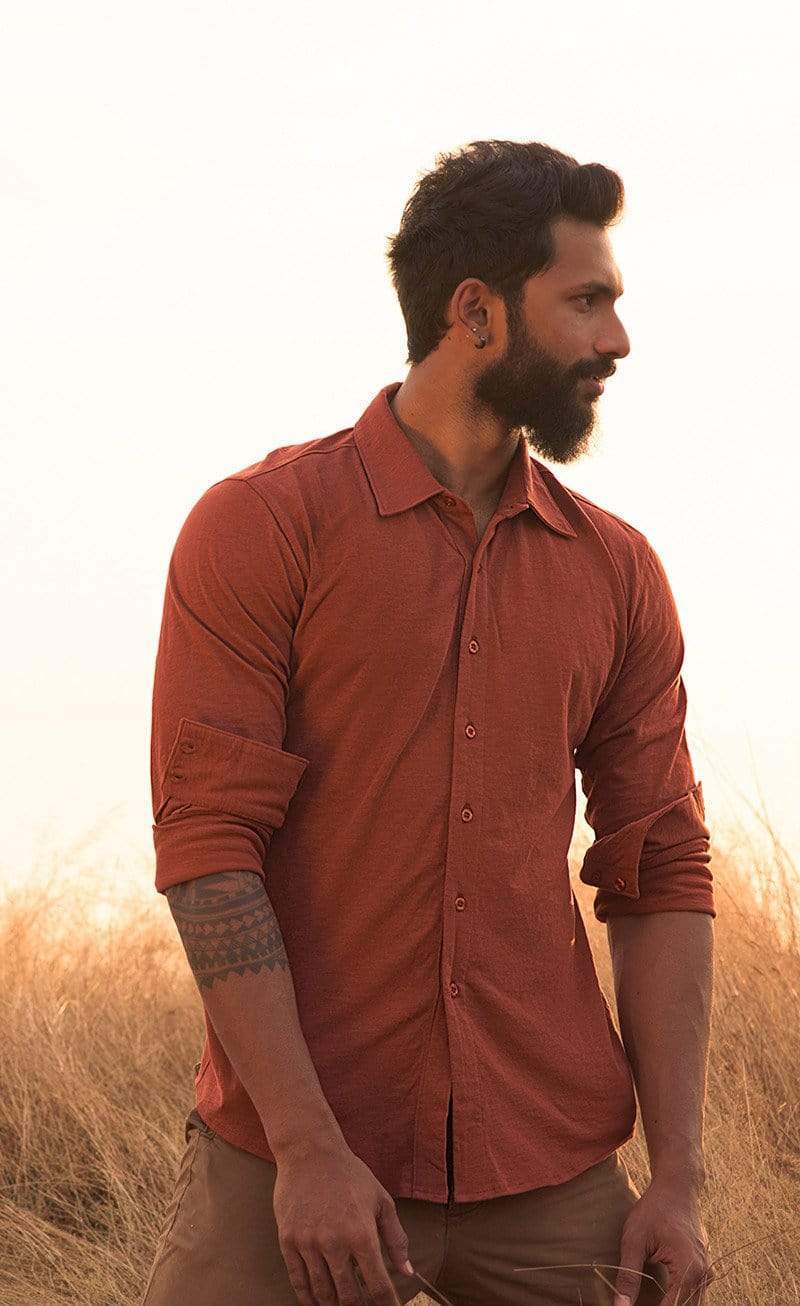 Seabuckthorn Safari Shirt-No Nasties - Organic Cotton Clothing