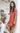 Serenoa Orange Drape Dress-No Nasties - Organic Cotton Clothing
